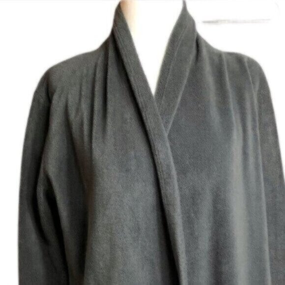 Cynthia Rowley Grey Draped Cardigan Large - Picture 4 of 8